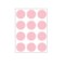 Nevs 1-1/4" Color Coding Dots Pink - Sheet Form DOT-114M Pink - alternate 1